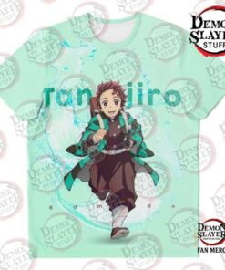 Demon Slayer Shop – Kamado Tanjirou T-shirt New Design 2021 Kimetsu no Yaiba Merch
