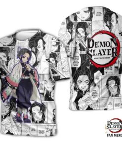 Demon Slayer Shop – Tanjiro Kamado Anime Mix Manga Shirt
