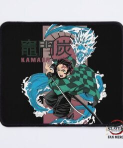 Demon Slayers Mouse Pads – Water Dragon Art Masterpiece Mouse Pad