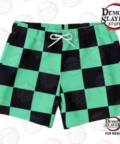 Demon Slayer Shop – Tanjiro Kamado Classic Swim Trunks Kimetsu no Yaiba Merch
