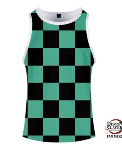 Kimetsu no Yaiba Tank Top Tanjiro Pattern Official Merchandise