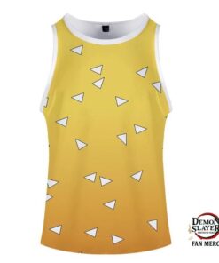 Kimetsu no Yaiba Tank Top Zenitsu Agatsuma Pattern Official Merchandise