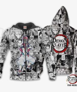 Demon Slayer Shop – Anime Mix Manga Hoodie Shirt Akaza Jacket Kimetsu no Yaiba Merch