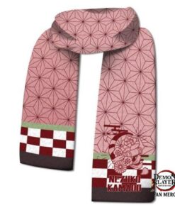 Demon Slayer Shop – Nezuko Kamado Scarf Kimetsu no Yaiba Merch