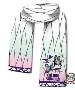 Demon Slayer Shop – Shinobu Kochou Scarf Kimetsu no Yaiba Merch