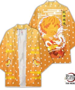 Demon Slayer Kimono – Zenitsu Kimono Otaku Merch Clothes GOT1308