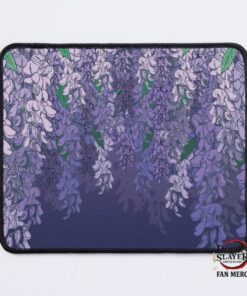 Demon Slayers Mouse Pads – Wisteria Blossom Serenity Mouse Pad