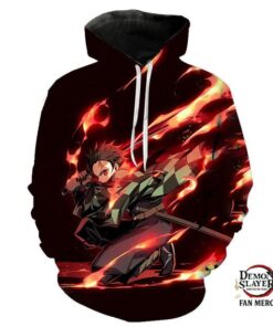Tanjiro Kamando 3D Pullover Hoodie