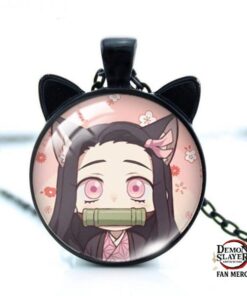 Kimetsu no Yaiba Necklace – Neko Nezuko Official Merchandise