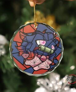 Misdreavus Nezuko Stained Glass Ornament Christmas Holiday Gift