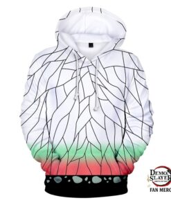 Kimetsu no Yaiba Hoodie Shinobu Kocho Pattern Official Merchandise