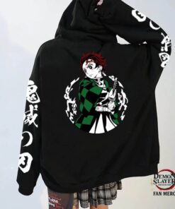 Demon Slayer Hoodies – Tanjiro Kamado Kimetsu No Yaiba Casual Hoodies