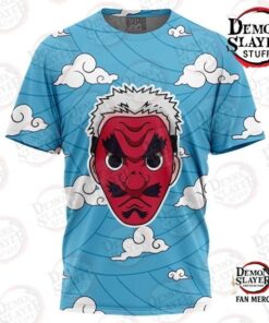 Demon Slayer Shop – Wavy Cloud Urokodaki T-Shirt Kimetsu no Yaiba Merch