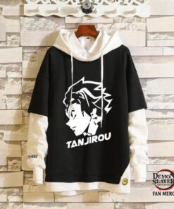 Kimetsu no Yaiba Hoodie Tanjiro’s Side Face Official Merchandise