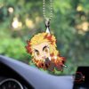 Anime Demon Slayer Rengoku Custom Shape Ornament Custom Shape Car Accessories and Decorations
