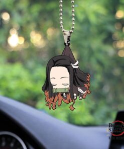 Anime Cute Demon Slayer Nezuko Custom Shape Ornament – Custom Shape Car Accessories Decorations