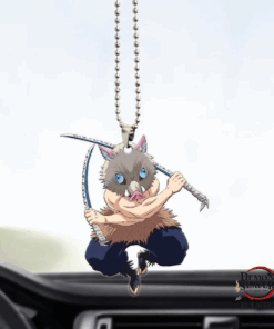 Inosuke Kimetsu no Yaiba Anime Custom Shape Ornament Demon Slayer Custom Shape Car Accessories Decorations