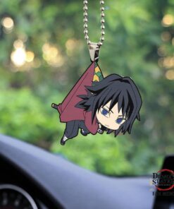 Anime Demon Slayer Giyu Tomioka Custom Shape Ornament Custom Shape Car Accessories Decorations