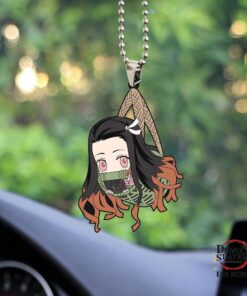 Demon Slayer Nezuko Cute Custom Shape Ornament Custom Car Accessories Decorations