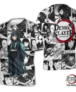 Demon Slayer Shop – Muichiro Tokito Manga Insipiration Shirt