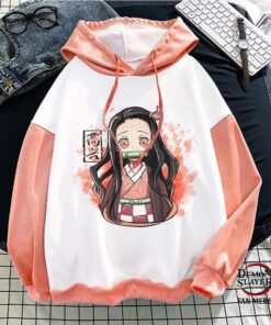 Demon Slayer Hoodie – Nezuko Anime Graphic Kawaii Hoodies