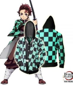 Kimetsu no Yaiba Hoodie Tanjiro Kamado Uniform Official Merchandise