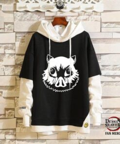 Kimetsu no Yaiba Hoodie Inosuke’s Boar Head Official Merchandise