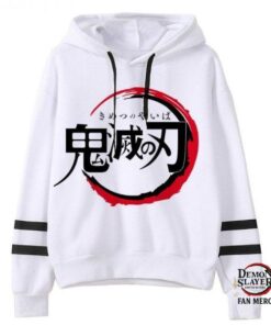 Kimetsu no Yaiba Hoodie Japanese Logo Official Merchandise