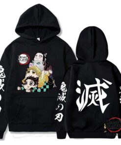 Demon Slayer Hoodie – Demon Slayer Cute Cartoon Oversized Hoodie