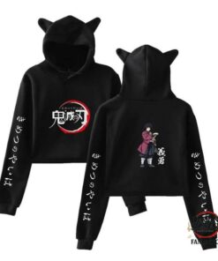 Kimetsu no Yaiba Crop Top Hoodie Giyu Tomioka Official Merchandise