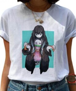 Kimetsu no Yaiba T-Shirt Muichiro & Nezuko Official Merchandise