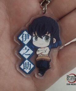 Kimetsu no Yaiba Keychain – Inosuke Hashibira Without Mask Official Merchandise