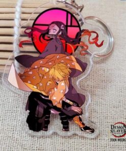 Kimetsu no Yaiba Keychain – Nezuko & Zenitsu Official Merchandise