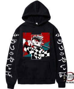 Demon Slayer Hoodie – Tanjiro Kamado Harajuku Streetwear Hoodie