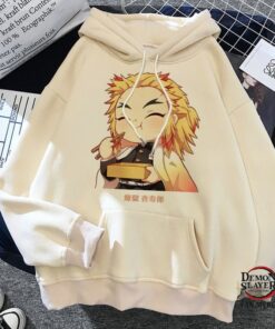 Demon Slayer Hoodies – Cute Rengoku Kyoujurou Kimetsu No Yaiba Hoodies