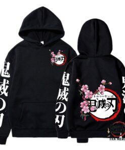 Demon Slayer Hoodies – Kimetsu No Yaiba Sakura Print Hoodie