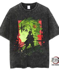 Tanjiro Green Shadow Short Sleeves Tee