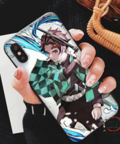 Kimetsu no Yaiba iPhone Case – Tanjiro Water Breathing Official Merchandise