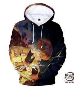 Kimetsu no Yaiba Hoodie Zenitsu Agatsuma Official Merchandise