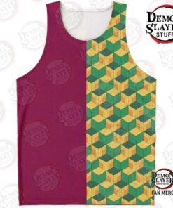 Demon Slayer Shop – Giyu Tomioka 3D Tank Top Kimetsu no Yaiba Merch