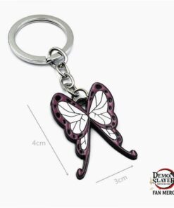 Kimetsu no Yaiba Keychain – Shinobu Kocho Butterfly Official Merchandise