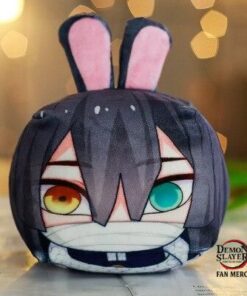 Demon Slayer Plush- 10cm Cute Rabbit Obanai Iguro Plush