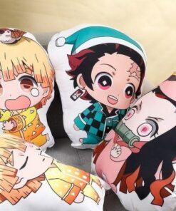 Demon Slayer Plush- set 4 Plush Tanjiro Nezuko Zenitsu
