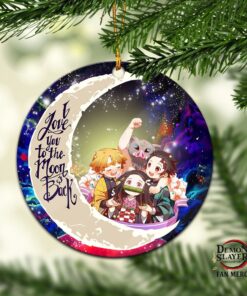Demon Slayer Galaxy Circle Ornament Perfect Holiday Gift