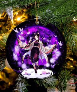 Shinobu Demon Slayer Ornament Holiday Gift Moonlight Circle