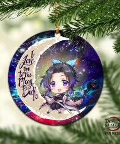 Shinobu Demon Slayer Galaxy Circle Ornament Perfect Holiday Gift