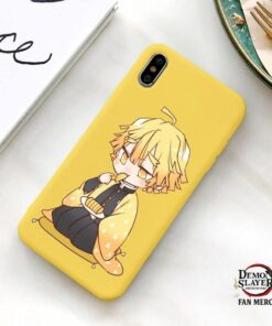 Kimetsu no Yaiba Phone Case Samsung – Cute Zenitsu Eating Official Merchandise