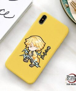 Kimetsu no Yaiba Phone Case Samsung – Zenitsu Chibi Thunder Breathing Official Merchandise