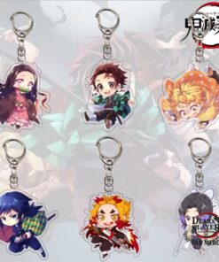 Demon Slayer Keychain – Acrylic Kimetsu no Yaiba Keychains Accessories