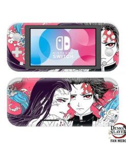Kimetsu no Yaiba Nintendo Switch Skin – Tanjiro and Nezuko Official Merchandise